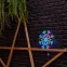 Фигура светодиодная Снежинка 40х40см Подвесная 48 светодиодов RGB свет Провод прозрачный ULD-H4040-048/DTA RGB IP20 SNOWFLAKE TM Uniel