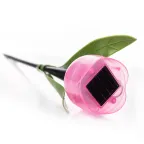 Светодиодный садовый светильник на солнечной батарее СОЛАР USL-C-451/PT305 PINK TULIP