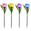 Светодиодный садовый светильник на солнечной батарее СОЛАР USL-C-651/PT305 TULIP SET 24