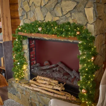 Гирлянда светодиодная Роса 5м 125 светодиодов Теплый белый свет Провод прозрачный ТМ Uniel ULD-S0500-125/DTA WARM WHITE IP20 DEWDROP