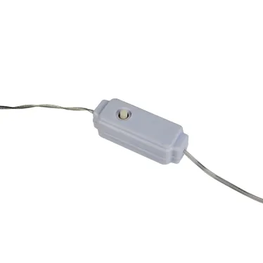 Гирлянда светодиодная Роса 5м 125 светодиодов Теплый белый свет Провод прозрачный ТМ Uniel ULD-S0500-125/DTA WARM WHITE IP20 DEWDROP