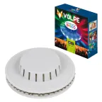 Светильник светодиодный-проектор ULI-Q304 2,5W/RGB WHITE Напольный DISCO, многоцветный Горизонтальная проекция Кабель с вилкой, 220В Цвет корпуса - белый.