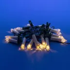 Гирлянда светодиодная Свечки 4м 20 светодиодов Теплый белый свет Постоянное свечение Провод зеленыйULD-S0400-020/SGA WARM WHITE IP20 CANDLES