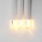 Гирлянда светодиодная Свечки 4м 20 светодиодов Теплый белый свет Постоянное свечение Провод зеленыйULD-S0400-020/SGA WARM WHITE IP20 CANDLES