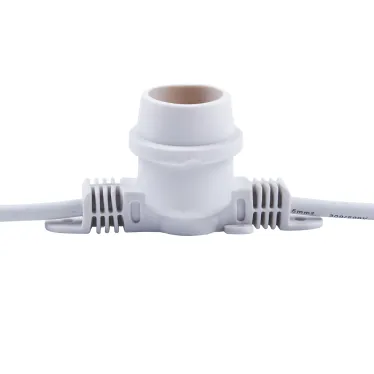 Гирлянда Белт-лайт 10м + 1,5м сетевой шнур 40 патронов E27 шаг 25см Белая UDL-K110 40/E27/10M IP65 WHITE BELT-LIGHT