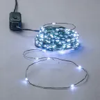 Гирлянда светодиодная Роса 400м 4000 светодиодов Белый свет Провод зеленый ТМ Uniel ULD-S40000-4000/DGA WHITE IP20 DEW