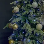 Гирлянда светодиодная Роса 400м 4000 светодиодов Белый свет Провод зеленый ТМ Uniel ULD-S40000-4000/DGA WHITE IP20 DEW