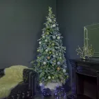 Гирлянда светодиодная Роса 400м 4000 светодиодов Белый свет Провод зеленый ТМ Uniel ULD-S40000-4000/DGA WHITE IP20 DEW