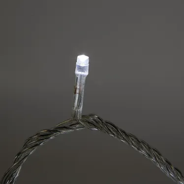 Гирлянда светодиодная 25м Соединяемая 225 светодиодов Белый свет Провод прозрачный ТМ Uniel ULD-S2500-225/STК WHITE IP20