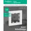 ATLASDESIGN 1-постовая РАМКА, ЛОТОС