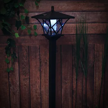 Светильник садовый на солнечной батарее USL-S-185/PM1550 RETRO Ретро 2 светодиода 1хАА Ni-Mh аккумулятор в/к IP44