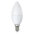 Лампа светодиодная LED-C37-7W/DW/E14/FR/NR Форма свеча, матовая. Norma. Дневной (6500K).