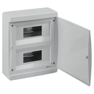 Корпус пластиковый навесной ЩРН-П-18 IP41 белый COMFORT