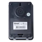 Звонок беспроводной радиус действия 150 м, черный с серебристым UDB-016W-R1T1-38S-150M-BL/SL