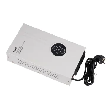 Стабилизатор напряжения ультратонкий Однофазный релейный 1000Вт Настенный TM Uniel U-DTRS-1000W