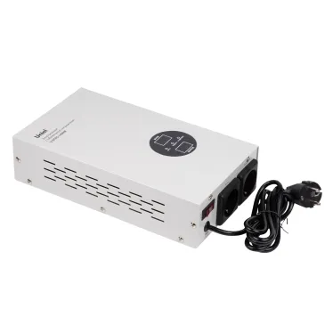 Стабилизатор напряжения ультратонкий Однофазный релейный 1000Вт Настенный TM Uniel U-DTRS-1000W