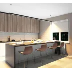 Светильник линейный 72 Вт 3000 мм 3000 К черн. DENKIRS DK9303-BK