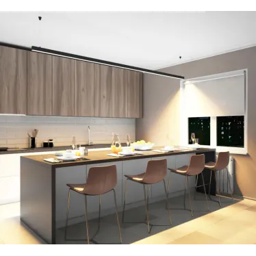 Светильник линейный 72 Вт 3000 мм 3000 К черн. DENKIRS DK9303-BK