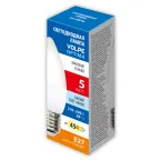 Лампа светодиодная LED-C37-5W/4000K/E27/FR/SLS Форма свеча матовая Белый свет (4000K) ТМ Volpe