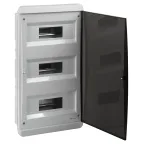 Корпус пластиковый встраиваемый ЩРВ-П-36 IP40 прозрачная крышка белый COMFORT