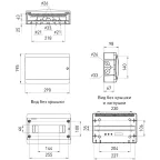Корпус пластиковый навесной ЩРН-П-12 IP41 прозрачная крышка белый COMFORT