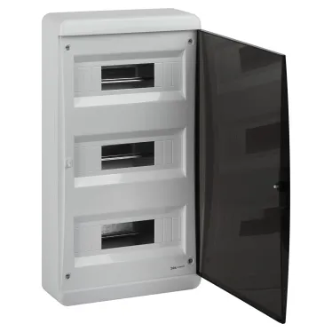 Корпус пластиковый навесной ЩРН-П-36 IP41 прозрачная крышка белый COMFORT