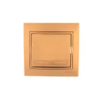 Мира Выкл х1 металлик золотой со вставкой