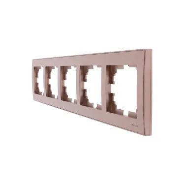 Рамка RAIN 5-ая горизонтальная бронза матовая
