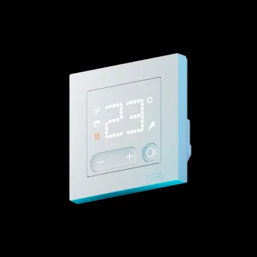 ATLASDESIGN SMART Термостат программируемый для электрического теплого пола, Zigbee, 16 А, мех., БЕЛЫЙ