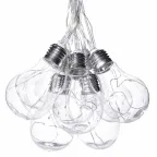 Светодиодный Светильник садовый USL-S-126/PT4000 BULBS Садовая гирлянда на солнечной батарее Лампочки,10 светодиодов. Разноцветный свет. 1*АA Ni-Mh аккумулятор в/к. IP44