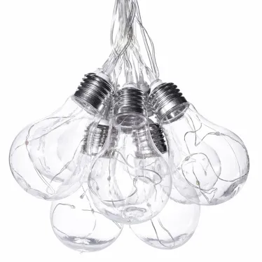Светодиодный Светильник садовый USL-S-126/PT4000 BULBS Садовая гирлянда на солнечной батарее Лампочки,10 светодиодов. Разноцветный свет. 1*АA Ni-Mh аккумулятор в/к. IP44