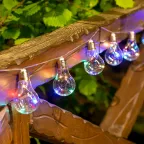 Светодиодный Светильник садовый USL-S-126/PT4000 BULBS Садовая гирлянда на солнечной батарее Лампочки,10 светодиодов. Разноцветный свет. 1*АA Ni-Mh аккумулятор в/к. IP44