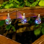 Светодиодный Светильник садовый USL-S-126/PT4000 BULBS Садовая гирлянда на солнечной батарее Лампочки,10 светодиодов. Разноцветный свет. 1*АA Ni-Mh аккумулятор в/к. IP44