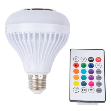 Светильник светодиодный Диско с динамиком и Bluetooth 220В белый ULI-Q340 8W/RGB/E27 WHITE