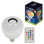 Светильник светодиодный Диско с динамиком и Bluetooth 220В белый ULI-Q340 8W/RGB/E27 WHITE