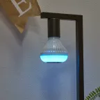 Светильник светодиодный Диско с динамиком и Bluetooth 220В белый ULI-Q340 8W/RGB/E27 WHITE