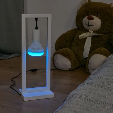 Светильник светодиодный Диско с динамиком и Bluetooth 220В белый ULI-Q340 8W/RGB/E27 WHITE
