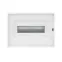 Щиток 12 мод встраиваемый для полых стен FRAME, белый, с прозрачной дверцей, с 2 шинами PEN на 6 и 8 отв.