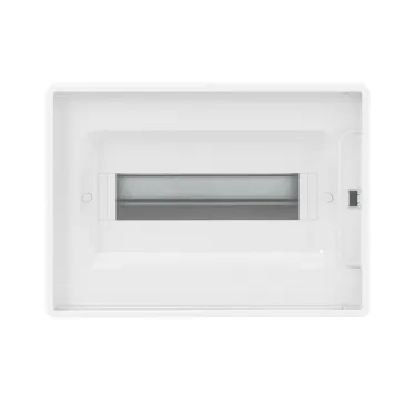 Щиток 12 мод встраиваемый для полых стен FRAME, белый, с прозрачной дверцей, с 2 шинами PEN на 6 и 8 отв.