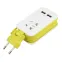 Удлинитель серии Travel, шнур 1,5м., 1 гнездо, б/з, 2USB*1,1A. S-CT1-1,5U WHITE/GREEN LM Белый с салатовым. ТМ .