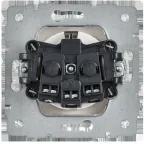 BRITE Розетка 1-местная с заземлением с защитными шторками 16А безвинтовое крепление РС24-1-0-БрАБ арктический белый IEK