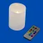 Фигура светодиодная Свеча на батарейках 2АА (не в/к) 7,5х10 см 1 светодиод RGB свет Пульт ДУ (в/к) ULD-F052 RGB RC CANDLE