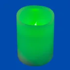 Фигура светодиодная Свеча на батарейках 2АА (не в/к) 7,5х10 см 1 светодиод RGB свет Пульт ДУ (в/к) ULD-F052 RGB RC CANDLE
