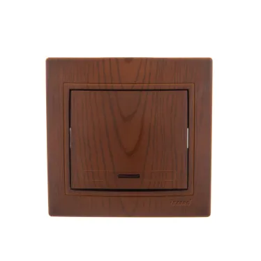 MIRA Выключатель с подсветкой сосна