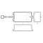 Датчик движения PMS-IR 050 500W 230V 30° WH IP20 Jazzway