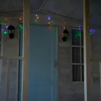 Бахрома светодиодная со статическим свечением 6м Соединяемая 80 светодиодов Разноцветный свет Провод прозрачный ТМ Uniel ULD-B6006-080/STK MULTI IP44