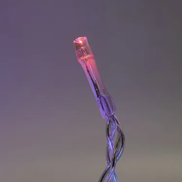 Бахрома светодиодная со статическим свечением 6м Соединяемая 80 светодиодов Разноцветный свет Провод прозрачный ТМ Uniel ULD-B6006-080/STK MULTI IP44