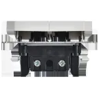 BRITE Выключатель 2-клавишный 10А ВС10-2-0-БрАБ арктический белый IEK