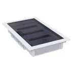 Щит распределительный встраиваемый с пласт. черной прозрач. дверцей на 36 модулей, OptiBox Pro 36-VKR-IP40