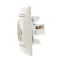MIRA Розетка компьютерная RJ45x2 бежевая